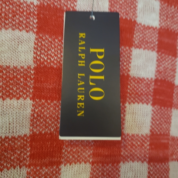 Polo Ralph Lauren Gingham Crop Sweater - Picture 3 of 6